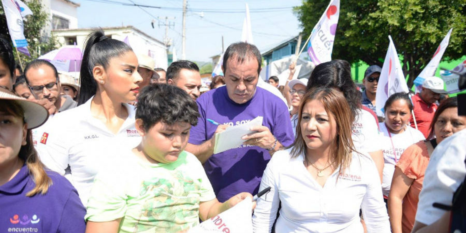 Lleva a cabo recorrido en Zacatepec candidato a gobernador por la coalición 'Juntos Haremos Historia'