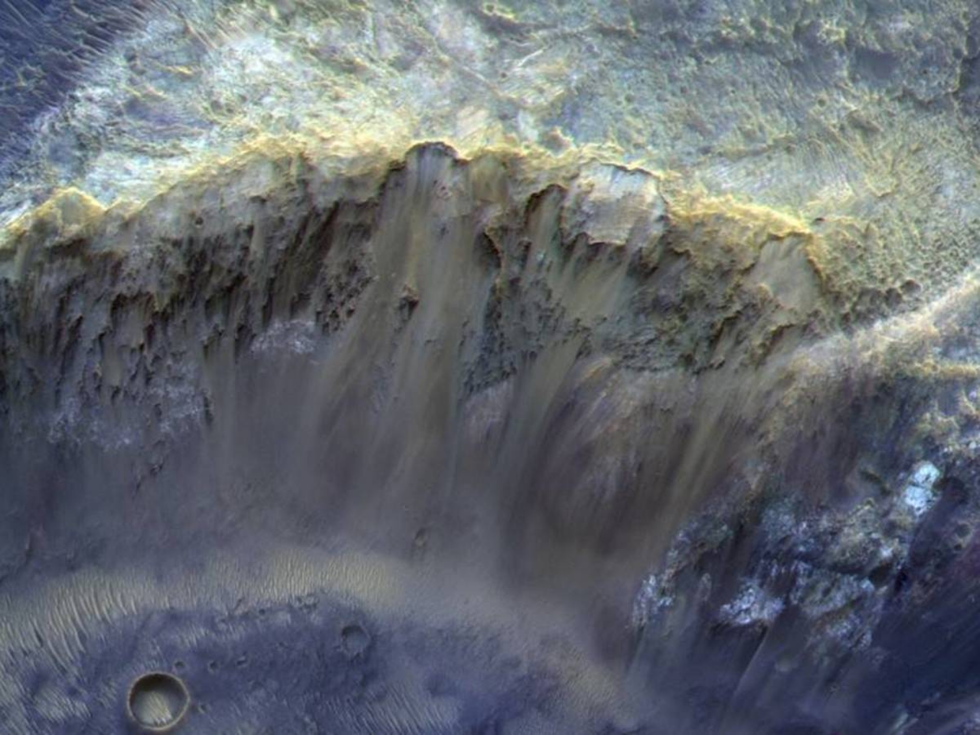 Rusia halla minerales únicos en Marte formados cuando el planeta tenía mares