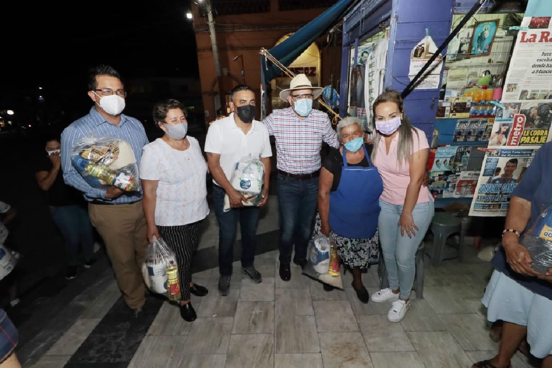 Continúa alcalde de Yautepec entrega de despensas