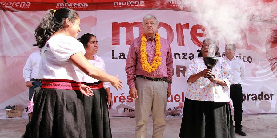Continúa gira de AMLO en Morelos