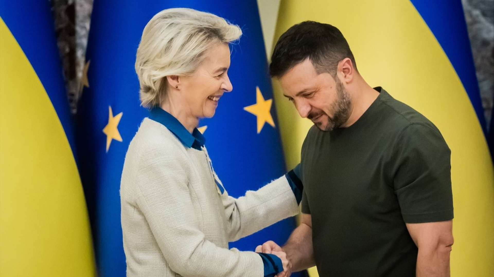 Principales líderes europeos acompañan a Zelenski en encuentro con Trump