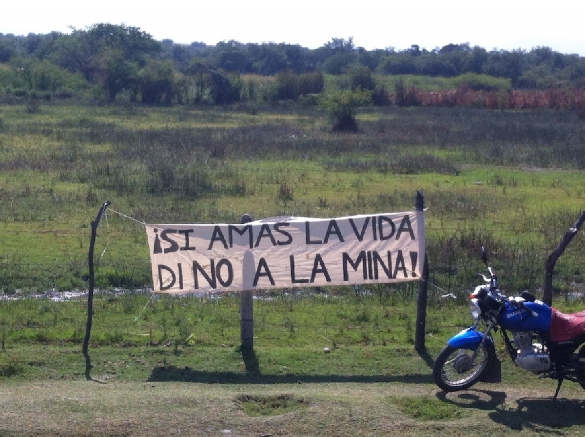 Reavivan protestas contra minera