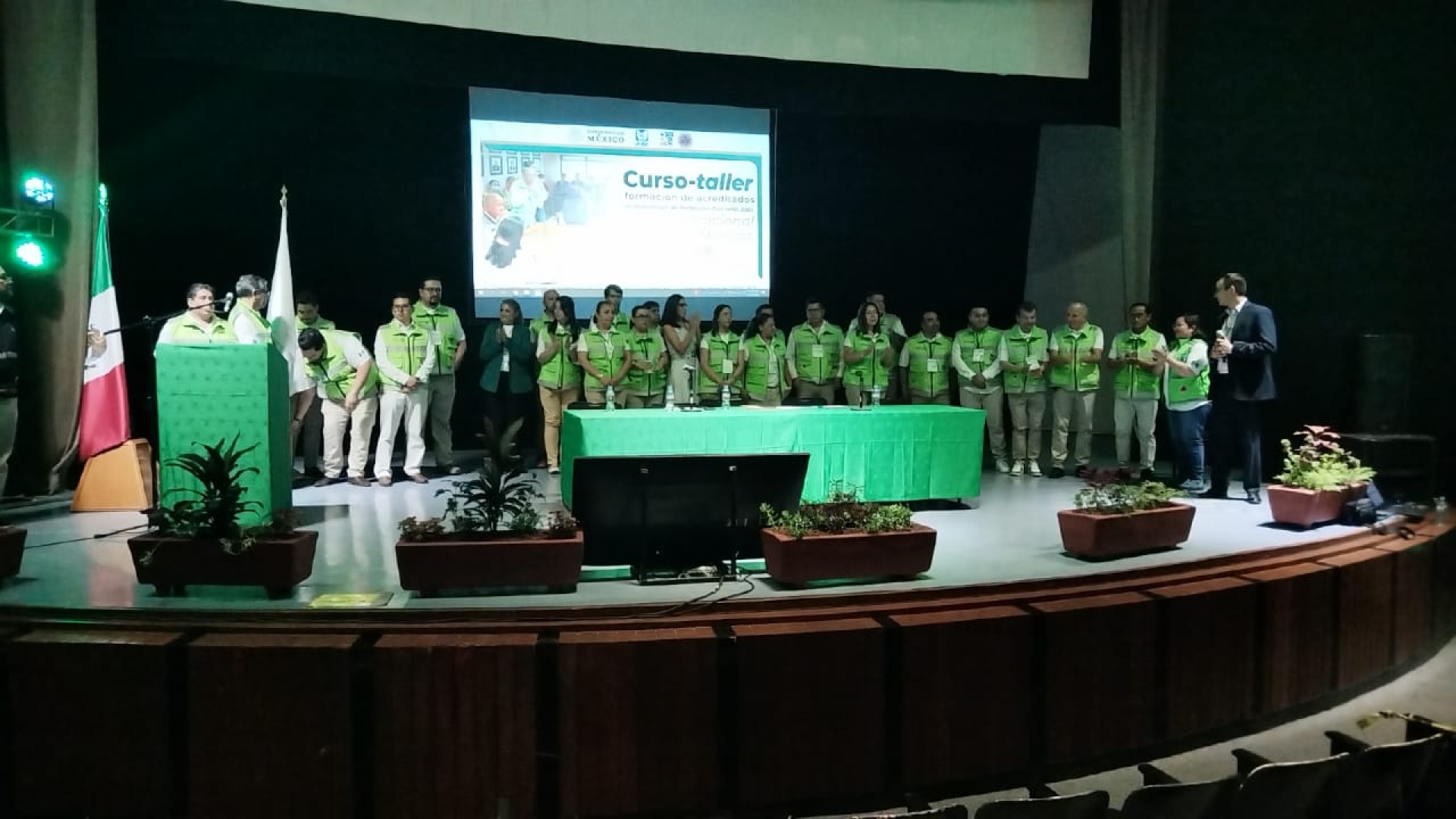 Inauguran curso-taller 'Formación de acreditados institucionales de Protección Civil IMSS 2024'