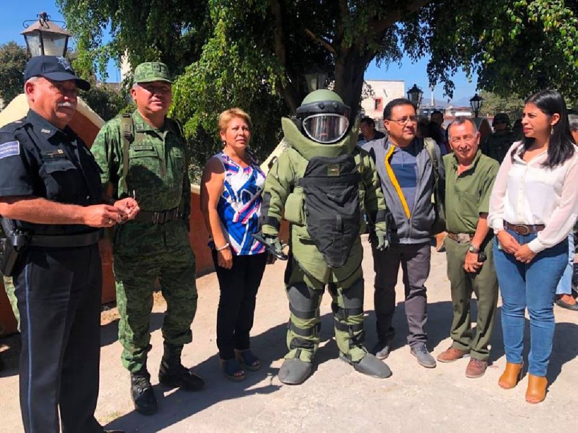 Realizan simulacro en Casa de Gobierno de Yautepec