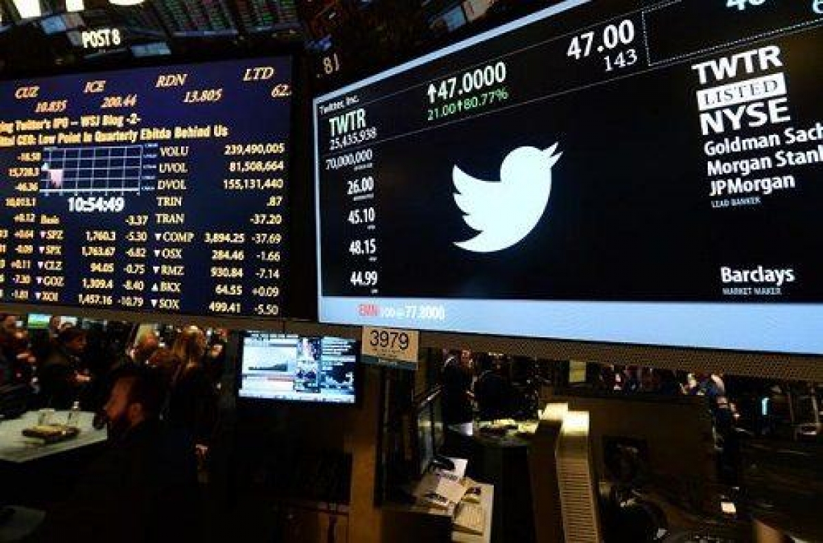 Acciones de Twitter se disparan tras rumor de venta a Google
