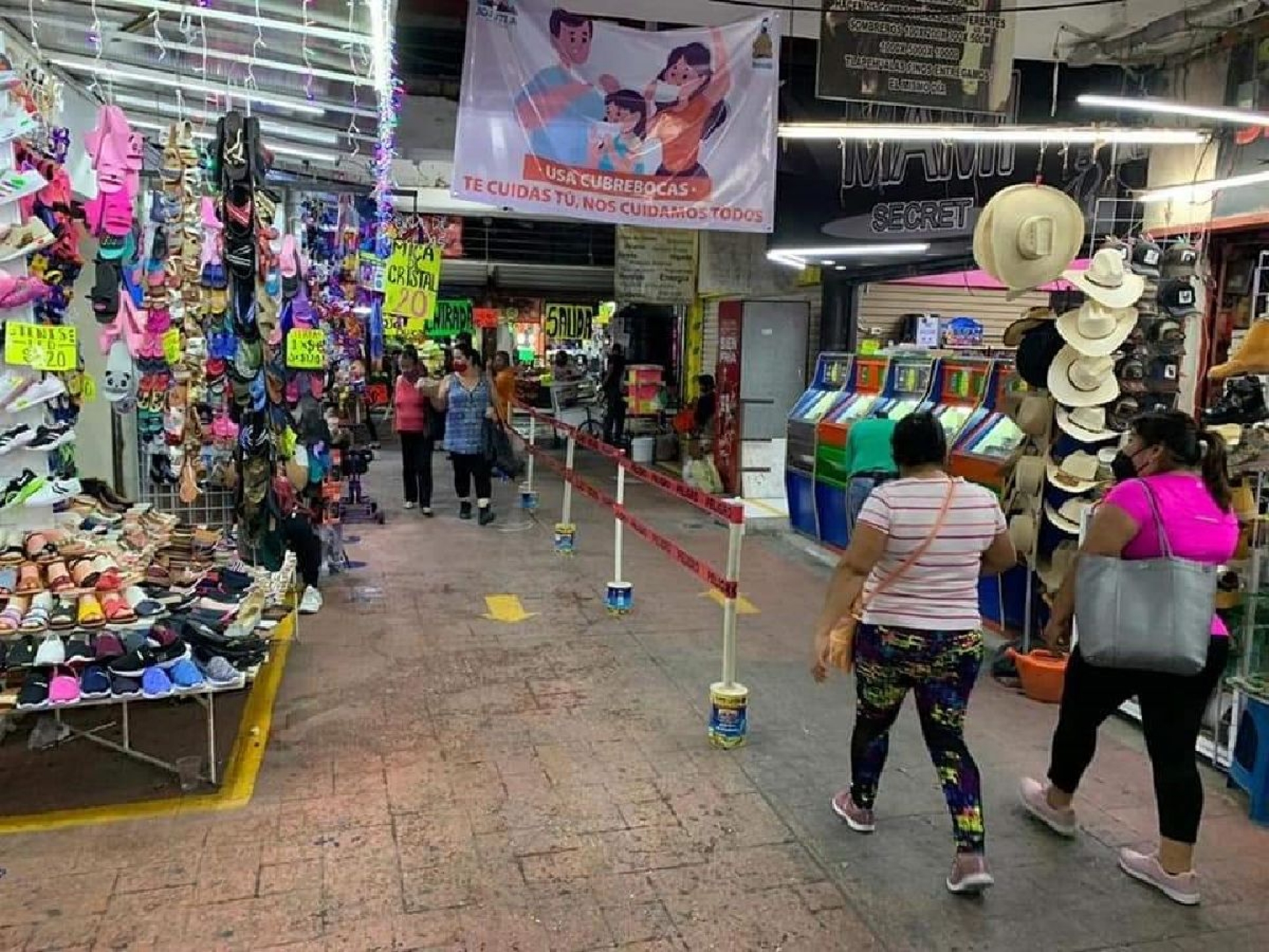 Garantizan medidas sanitarias en el mercado “Benito Juárez” de Jojutla