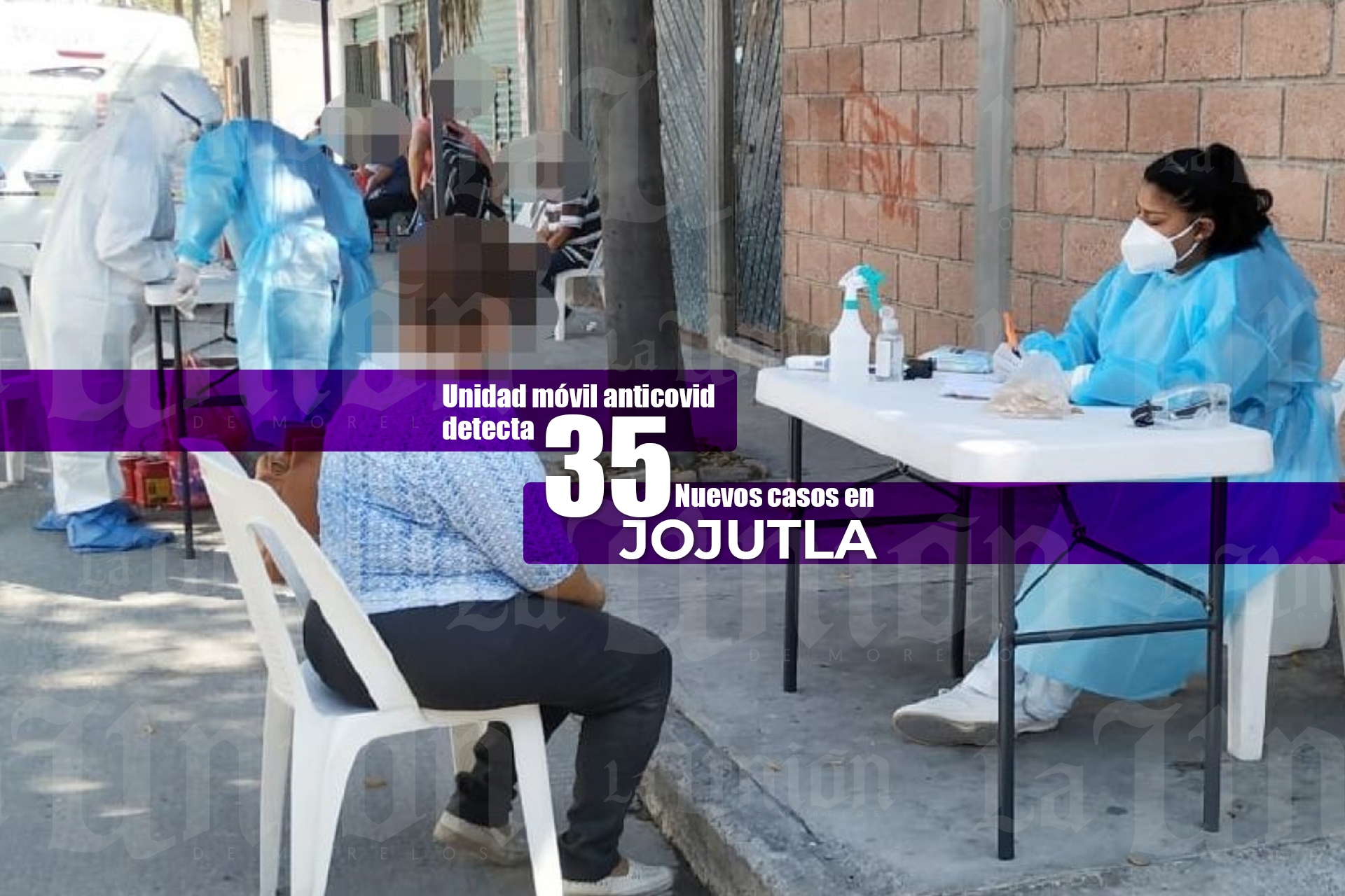 Suma unidad móvil anticovid 35 nuevos casos esta semana en Jojutla