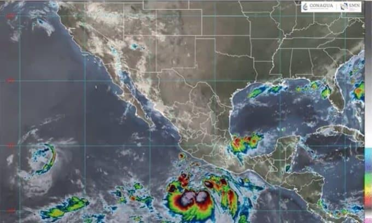 Tormenta tropical 'Hilary' se forma en el océano Pacífico