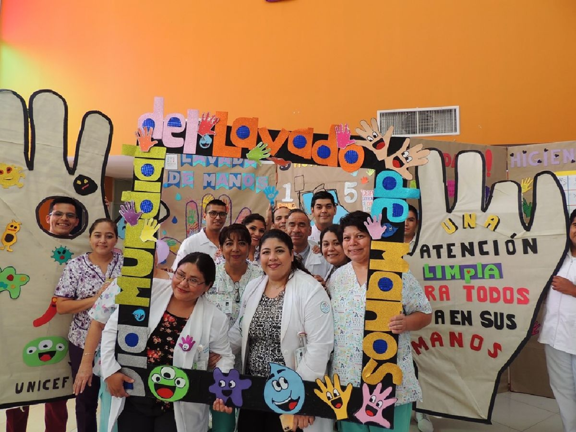Celebra HNM jornada por el Día Mundial del Lavado de Manos