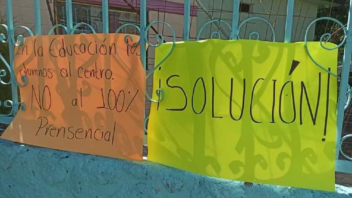 Maestros de secundaria de Jojutla, a favor de mantener clases presenciales