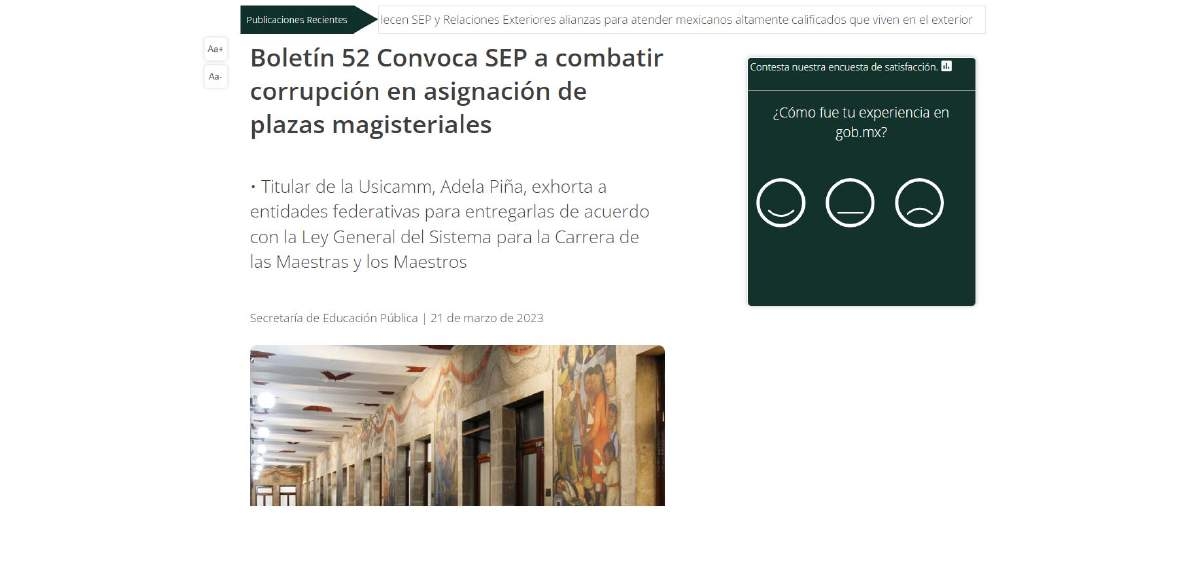 Pide SEP eliminar corrupción en entrega de plazas de maestros