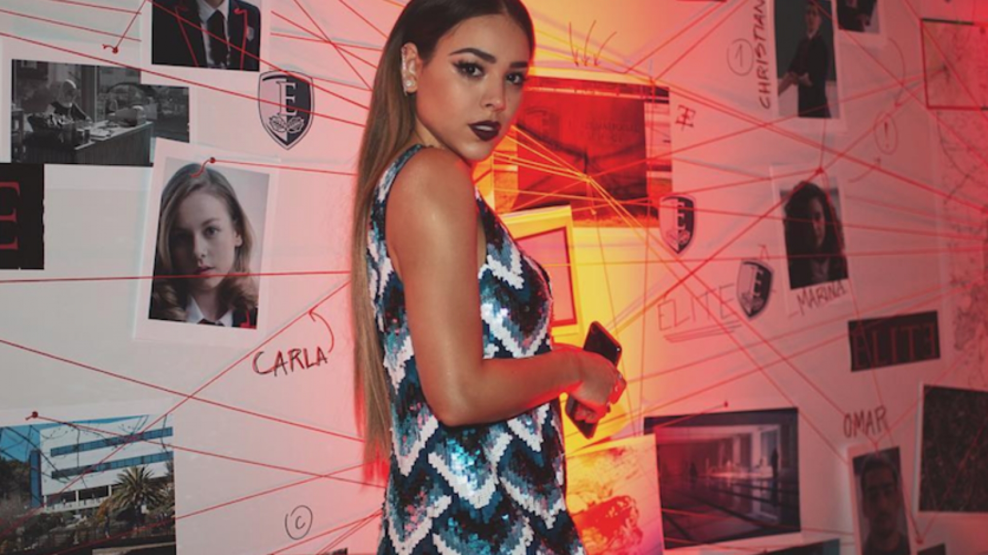 Danna Paola, una de las protagonistas de Élite, la nueva serie de Netflix