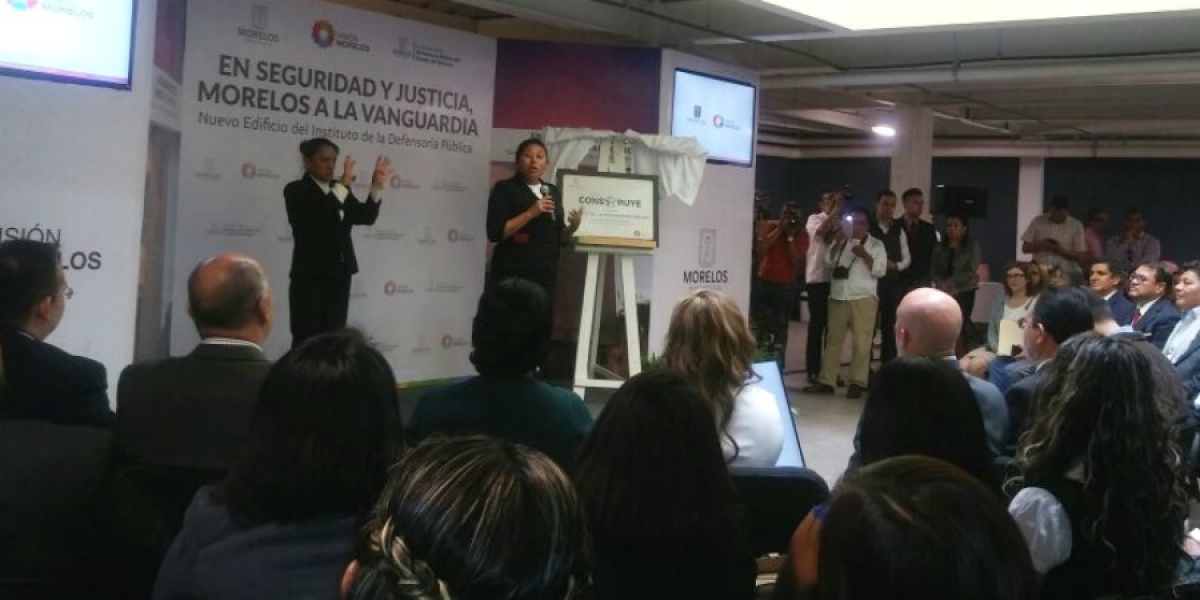 Inauguran nuevo edificio del Instituto de la Defensoría Pública