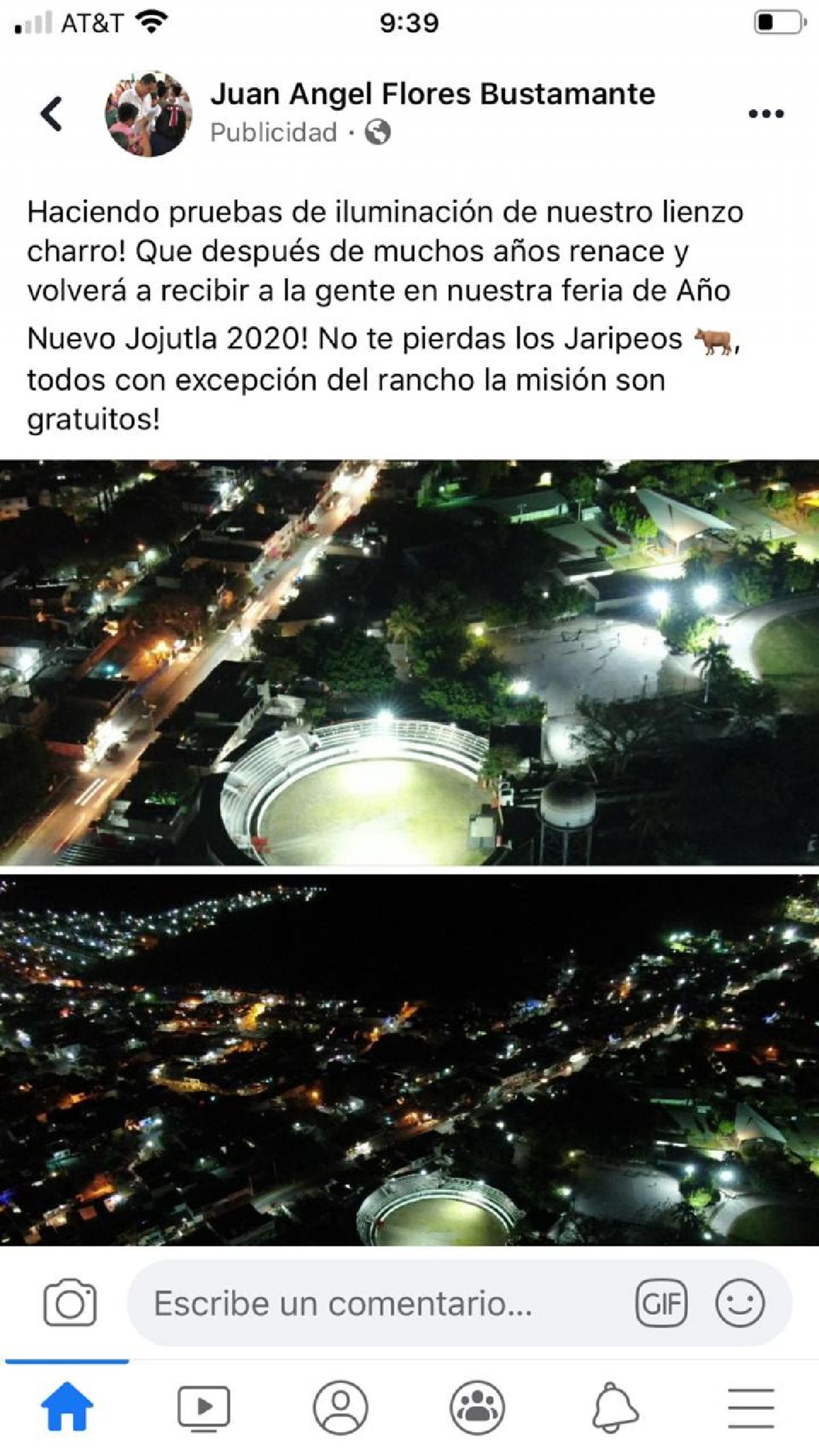 Lienzo charro de Jojutla, en condiciones de ser usado: autoridades