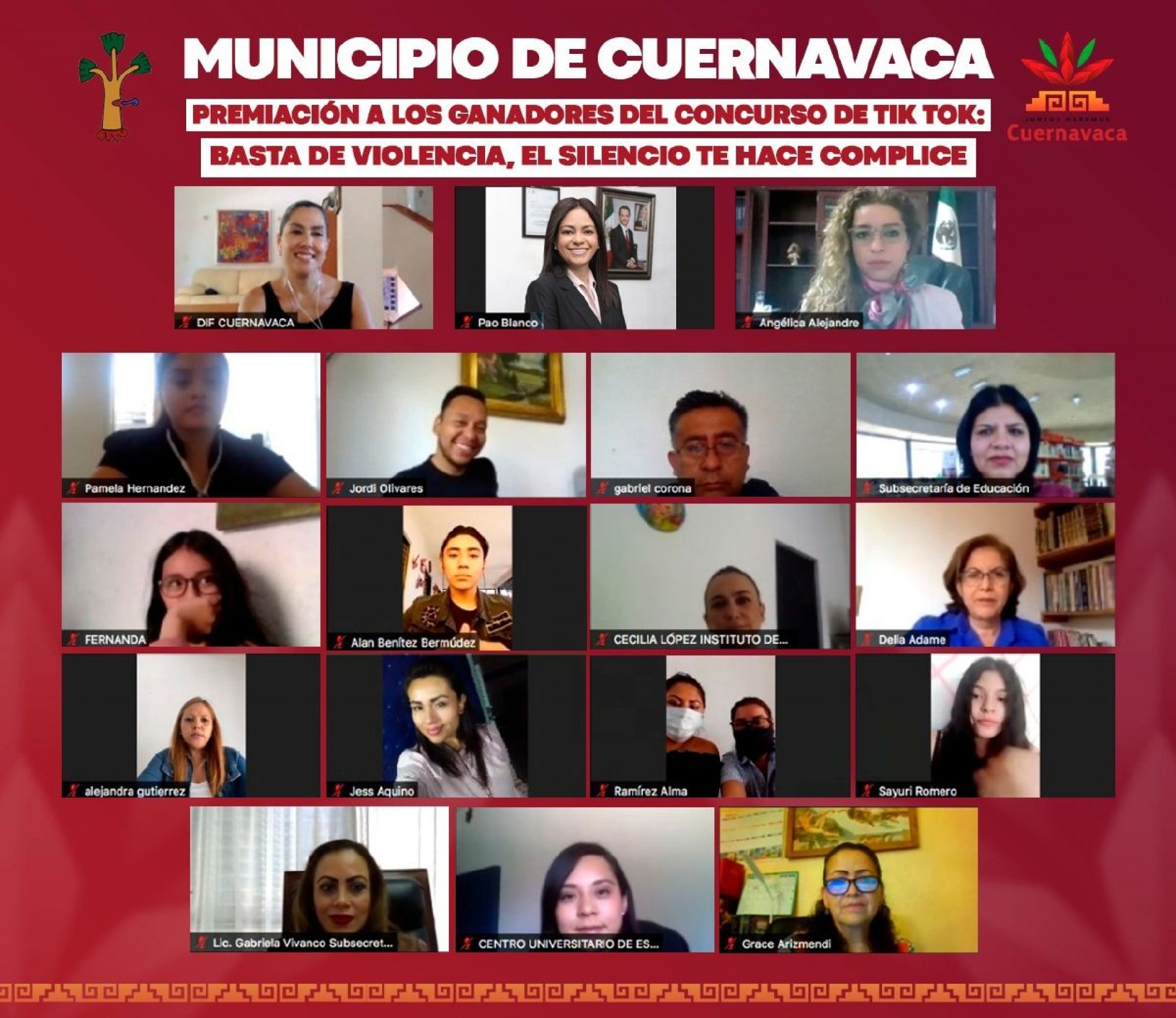 Jóvenes adolescentes contra la violencia en cuernavaca