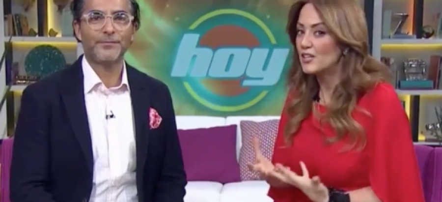 Los comentarios de Andrea Legarreta y Raúl Araiza sobre el dólar, en Televisa