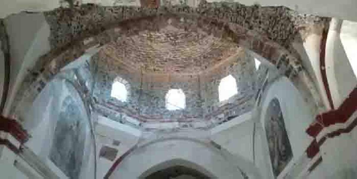 Sin concluir, reconstrucción de la parroquia de Coatetelco