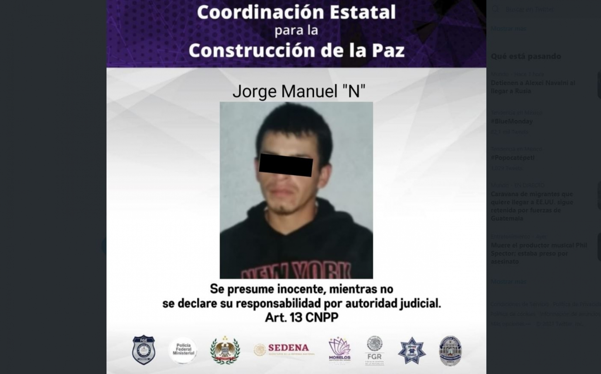 Lo acusan de un delito sexual