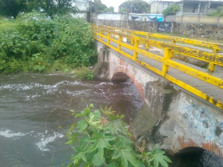 Alerta por crecimiento de caudales en ríos Cuautla y Yautepec