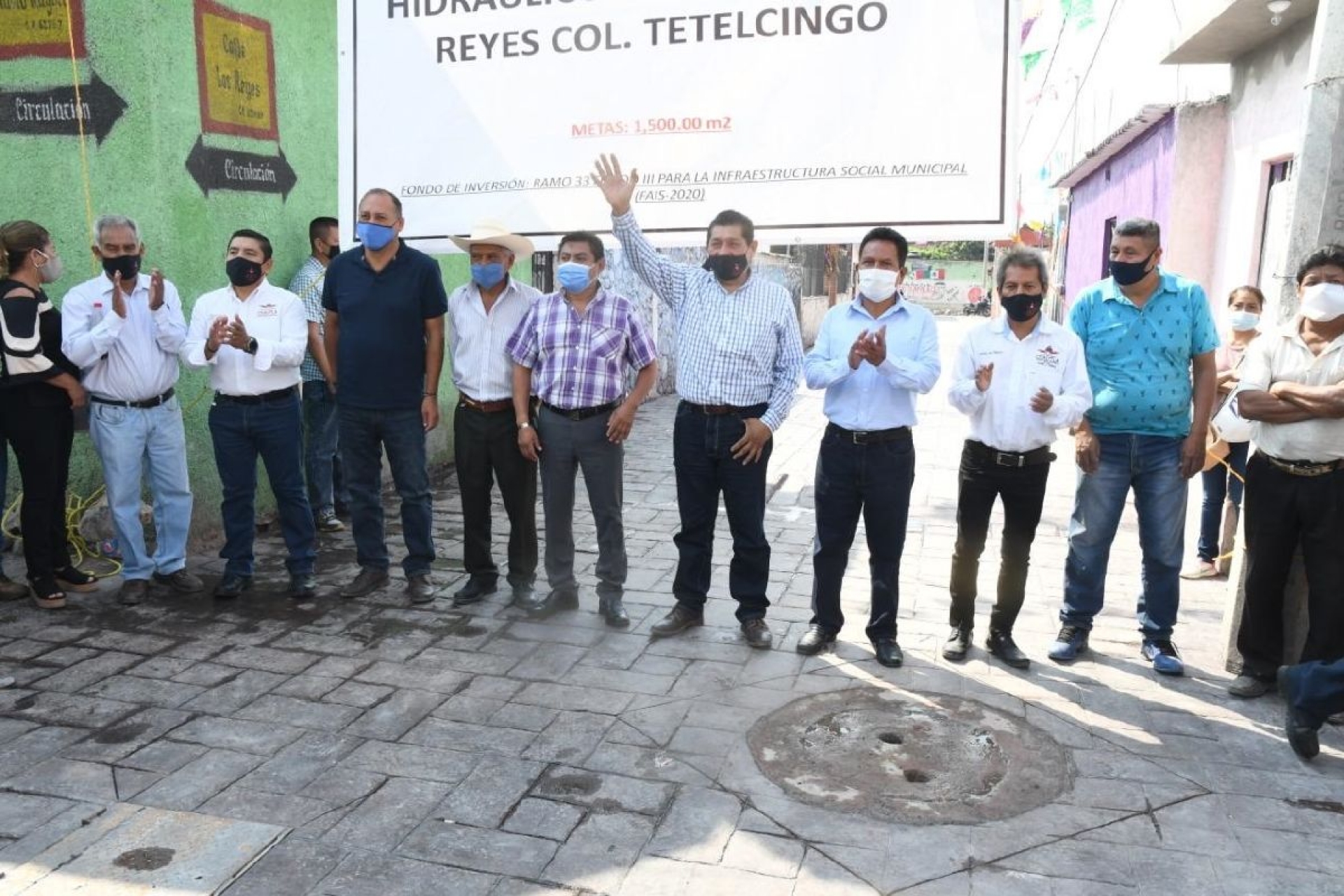 Inaugura tres obras el alcalde de Cuautla