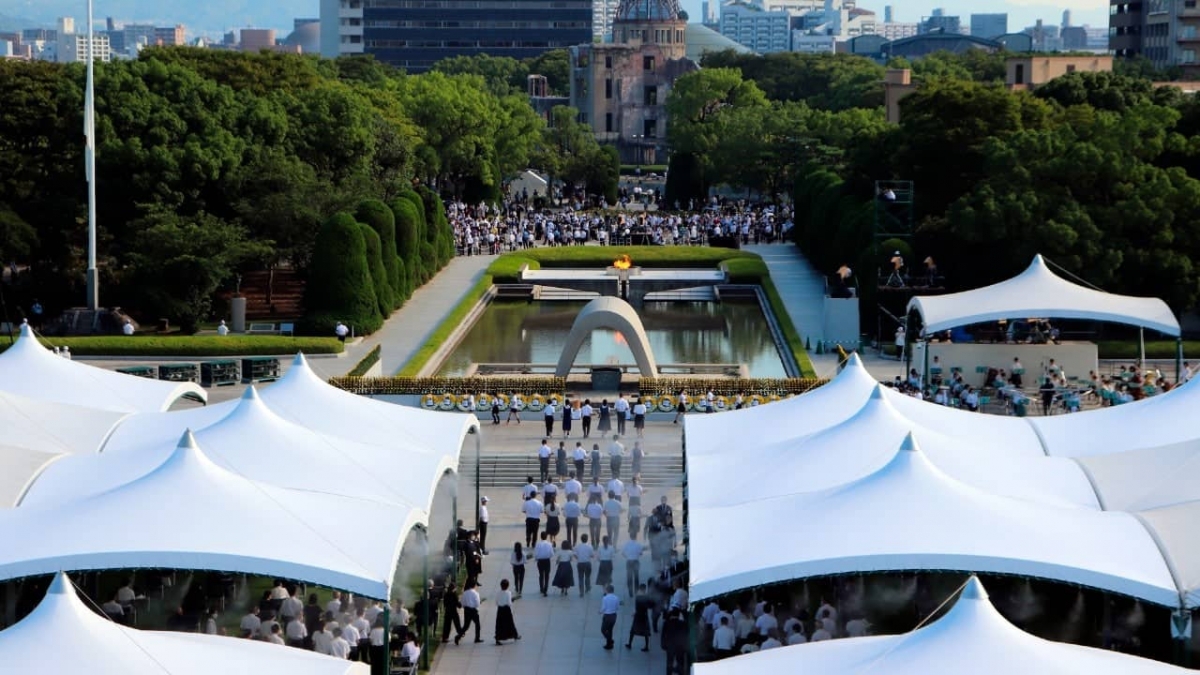 Japón conmemora 76 años de la bomba atómica de Hiroshima