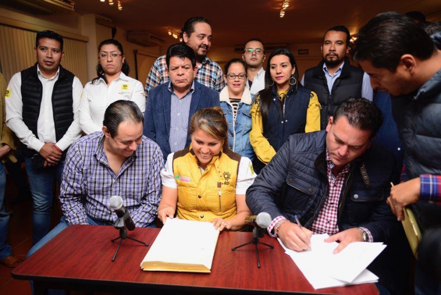 Registra PRD y PSD coalición para contender por la gubernatura de Morelos
