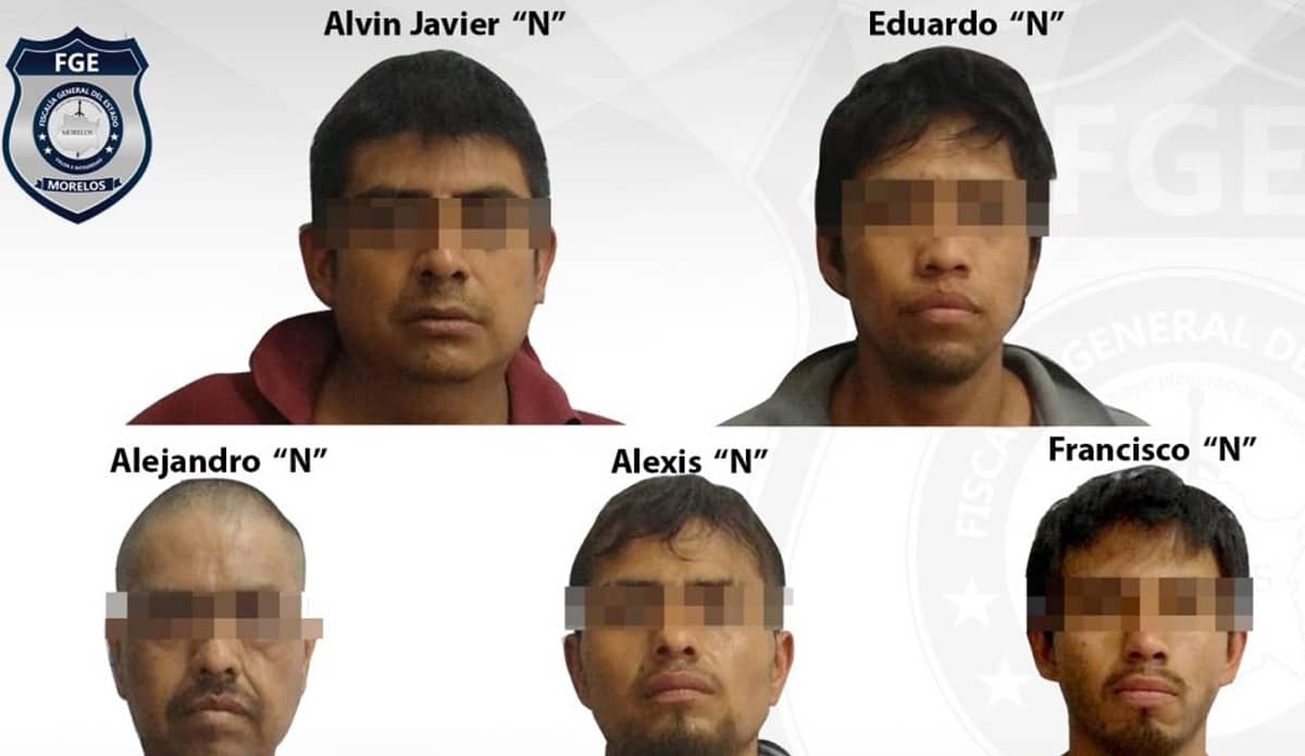 Vinculan a proceso a cinco presuntos homicidas