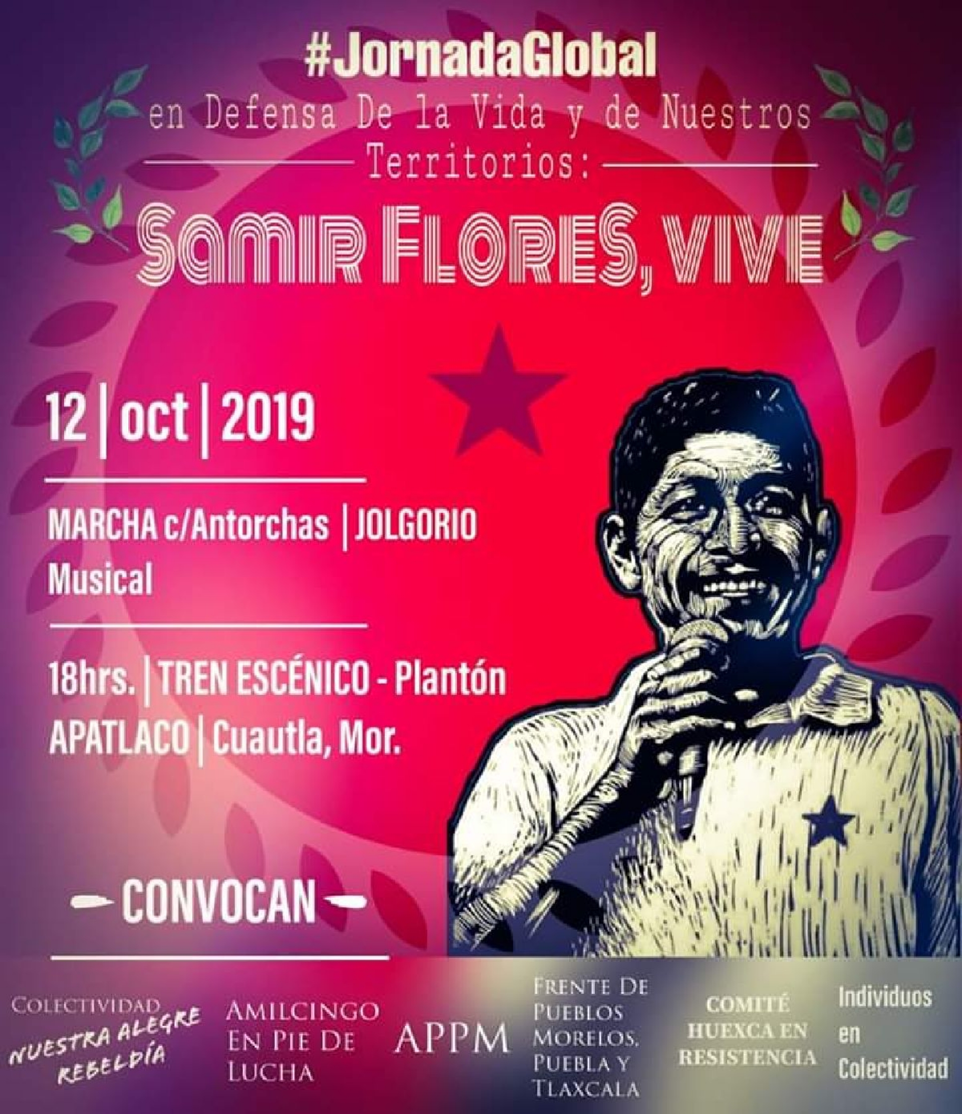 Realizarán homenaje a Samir Flores en Cuautla