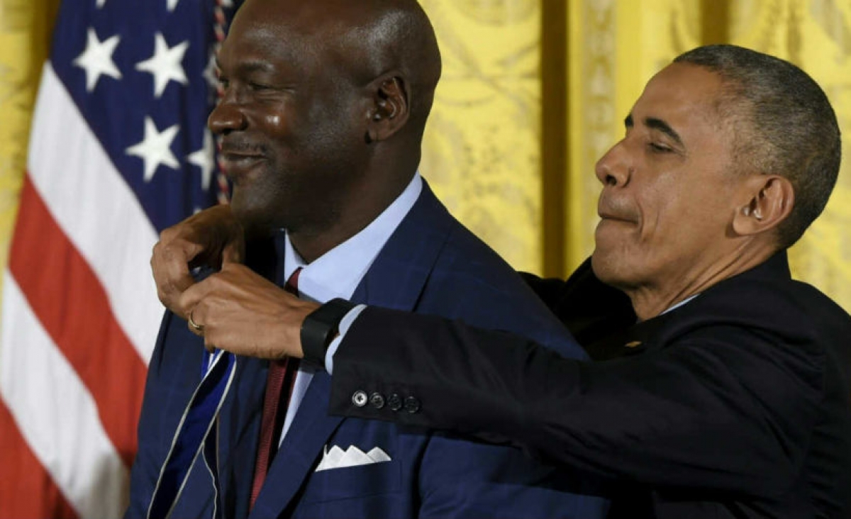 ¿Porqué Obama hizo llorar a Michael Jordan?