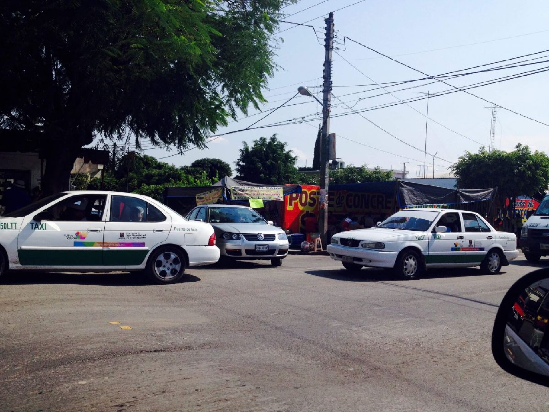 Dan madruguete taxistas de Puente de Ixtla con aumento de tarifa