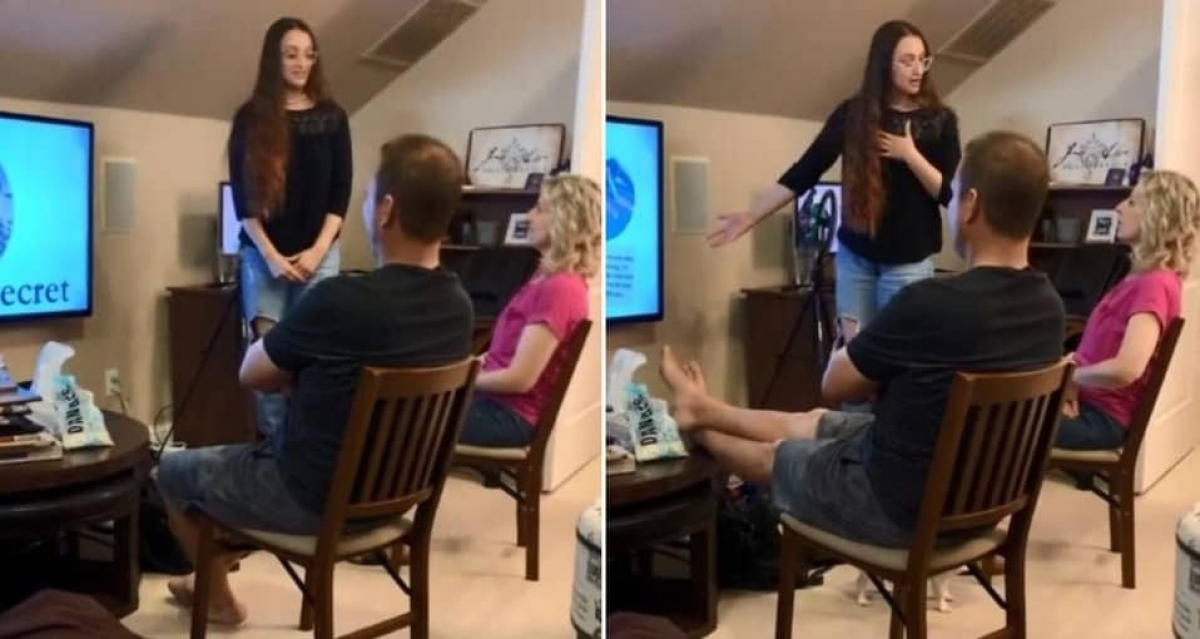 Mujer revela a sus padres que es "Stripper" con una presentación en PowerPoint