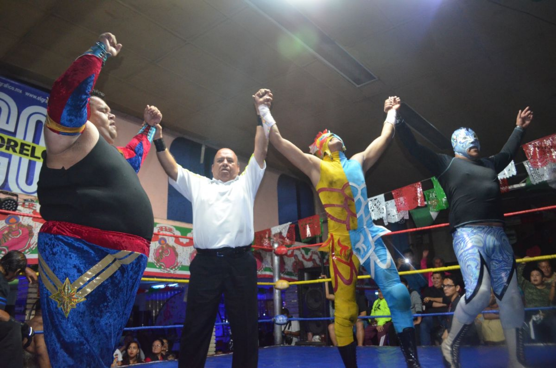Fussión, Rey Cobra y Bebé Carlitos ganan combate estrella