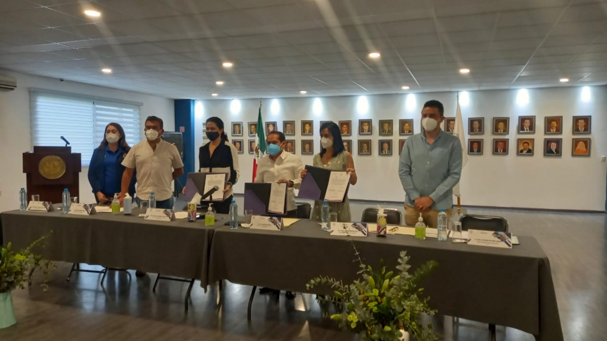Firma de convenio de colaboración entre TSJ e Icatmor