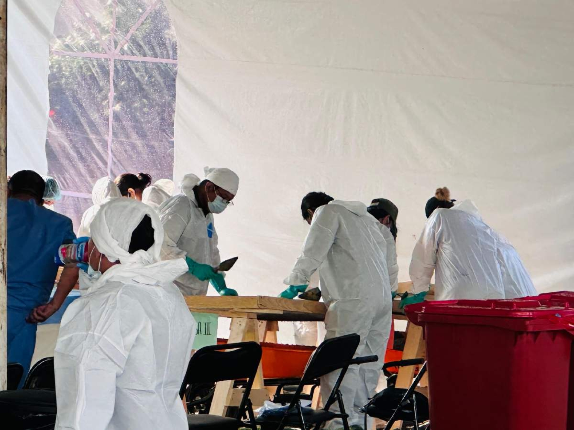 Comienzan labores en segunda fosa de panteón de Jojutla