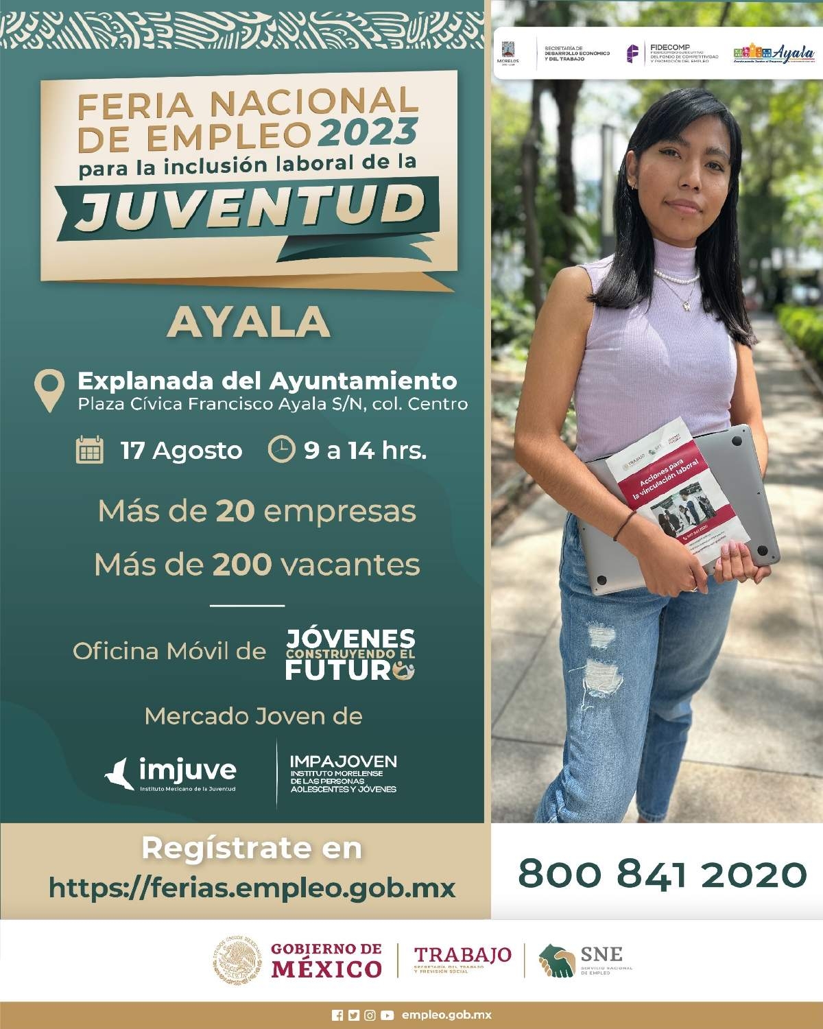 Hoy realizarán la Feria Nacional del Empleo Ayala 2023