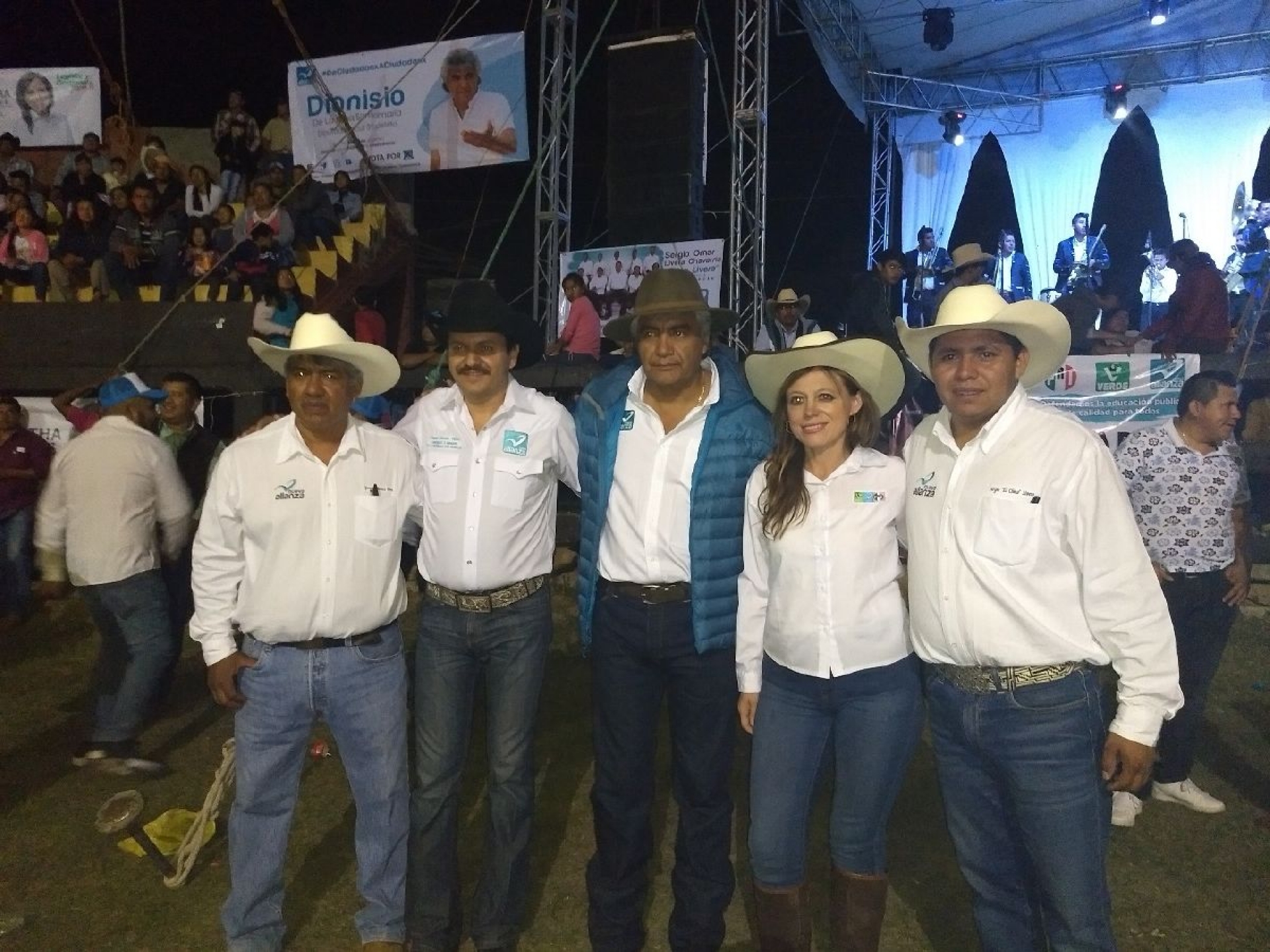 Dionisio de la Rosa realizó un mitin en Totolapan