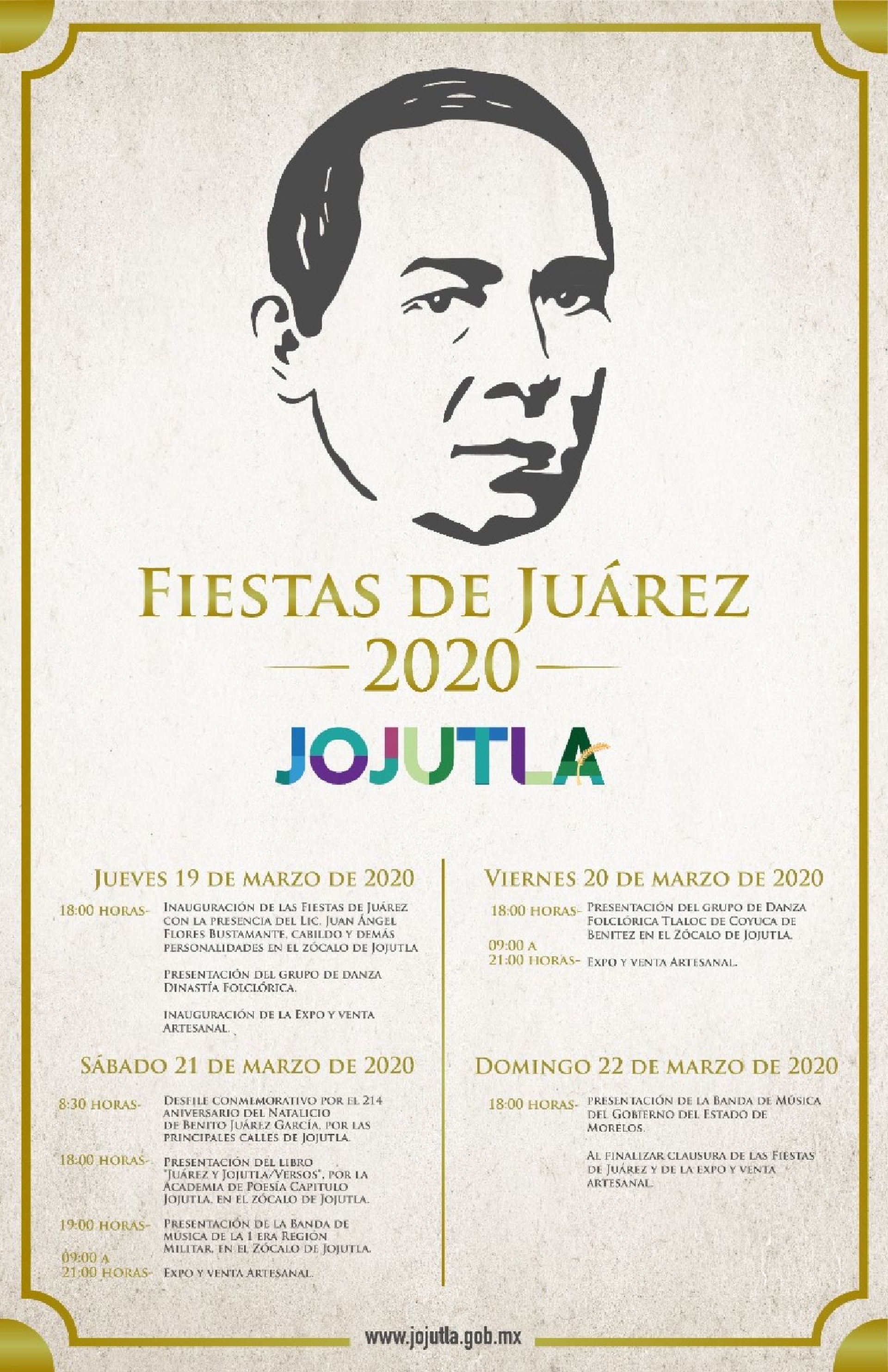 Anuncian segunda edición de las “Fiestas de Juárez”  en Jojutla