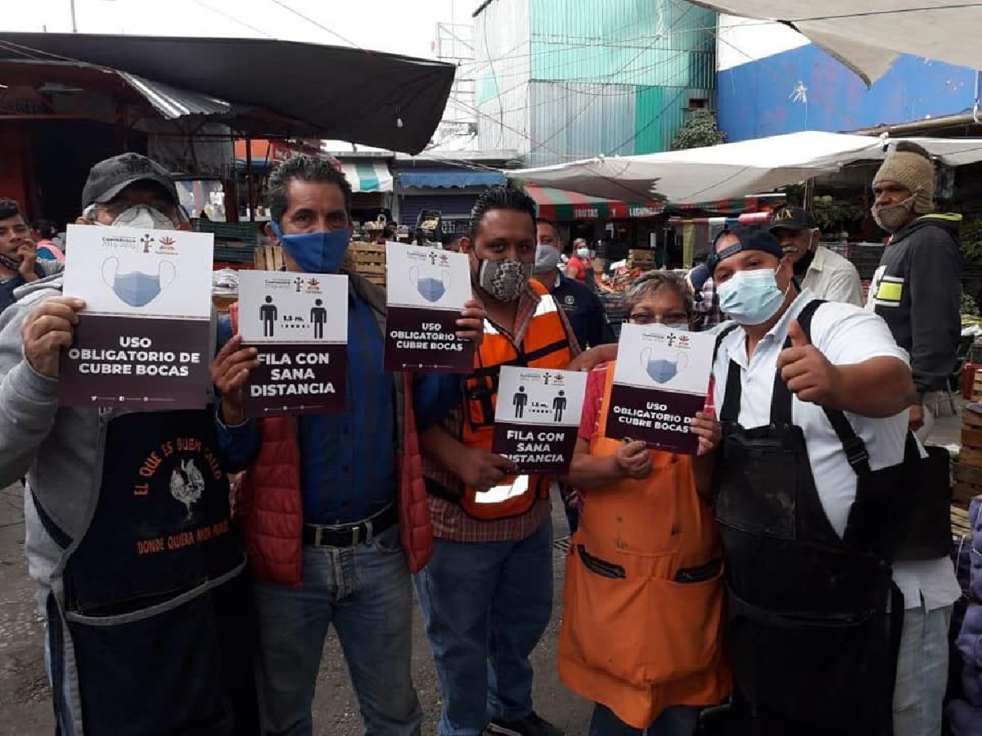 Refuerzan medidas sanitarias en el mercado ALM