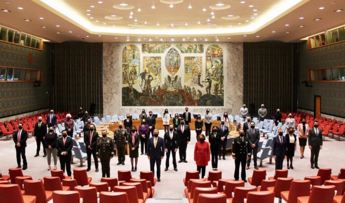 México asume presidencia del Consejo de Seguridad de la ONU