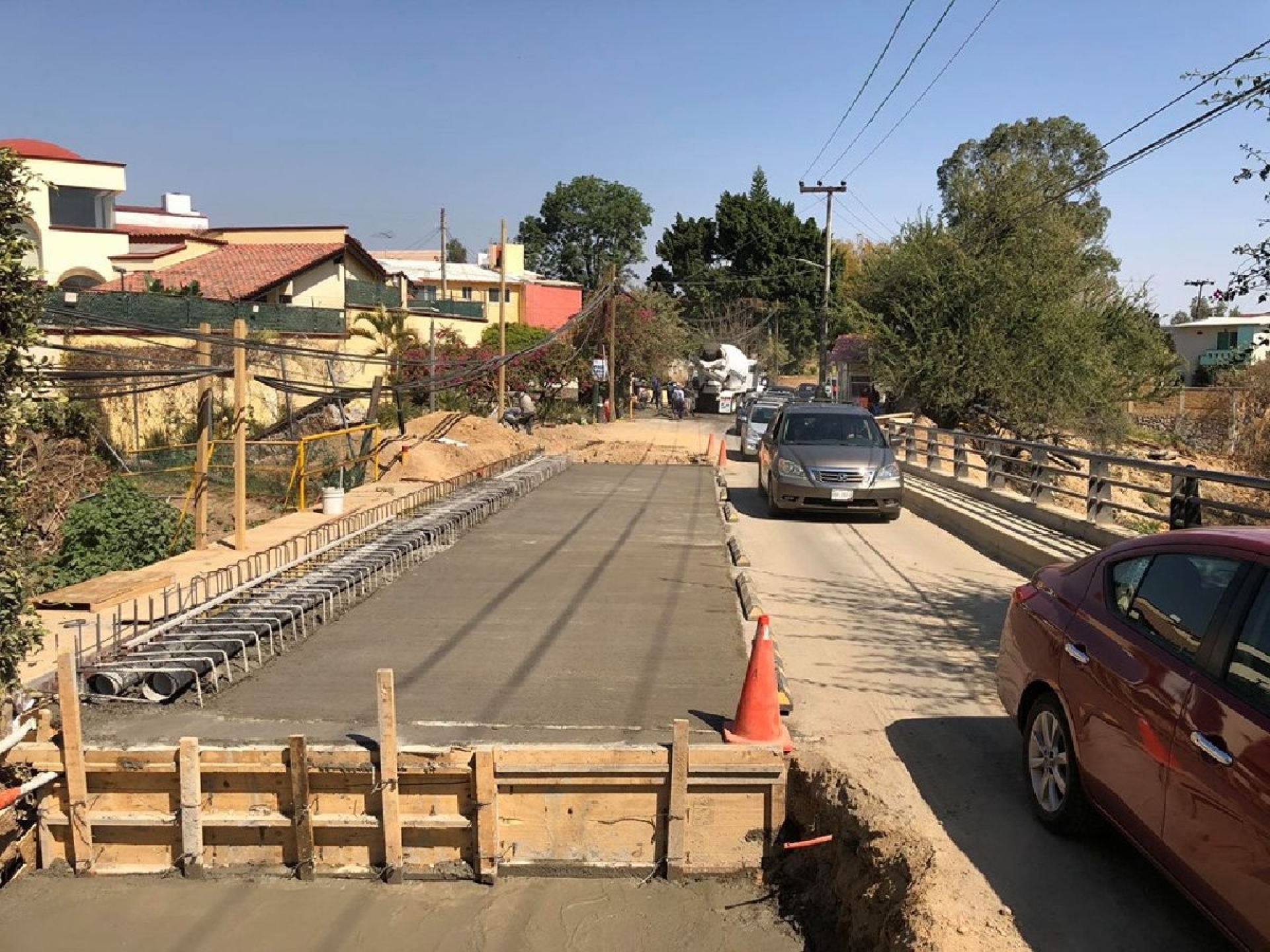 Casi listo, el puente de los guayabos