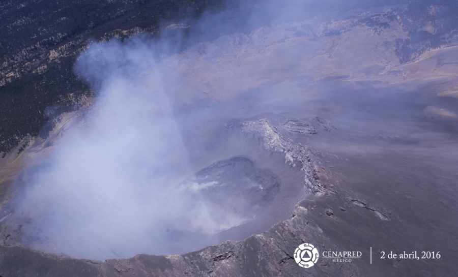 Se rompe domo en el Popocatépetl