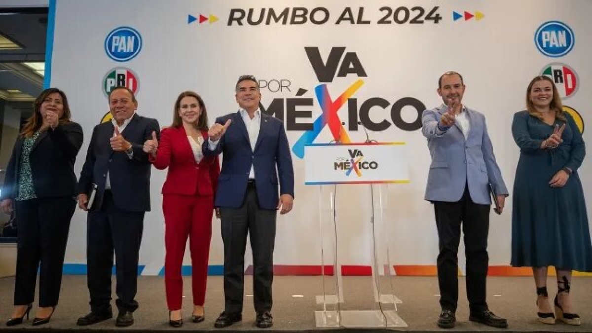 PAN, PRI y PRD registran alianza ante el INE de cara al 2024