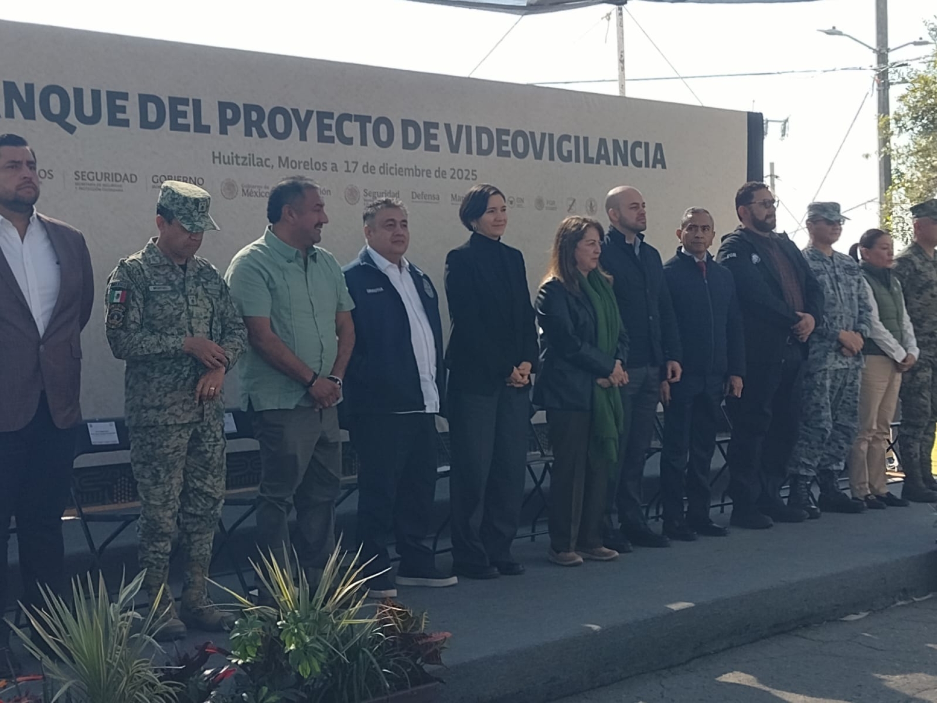Encabeza gobernadora Margarita González Saravia inicio de instalación de arcos de seguridad, en Huitzilac y Cuautla