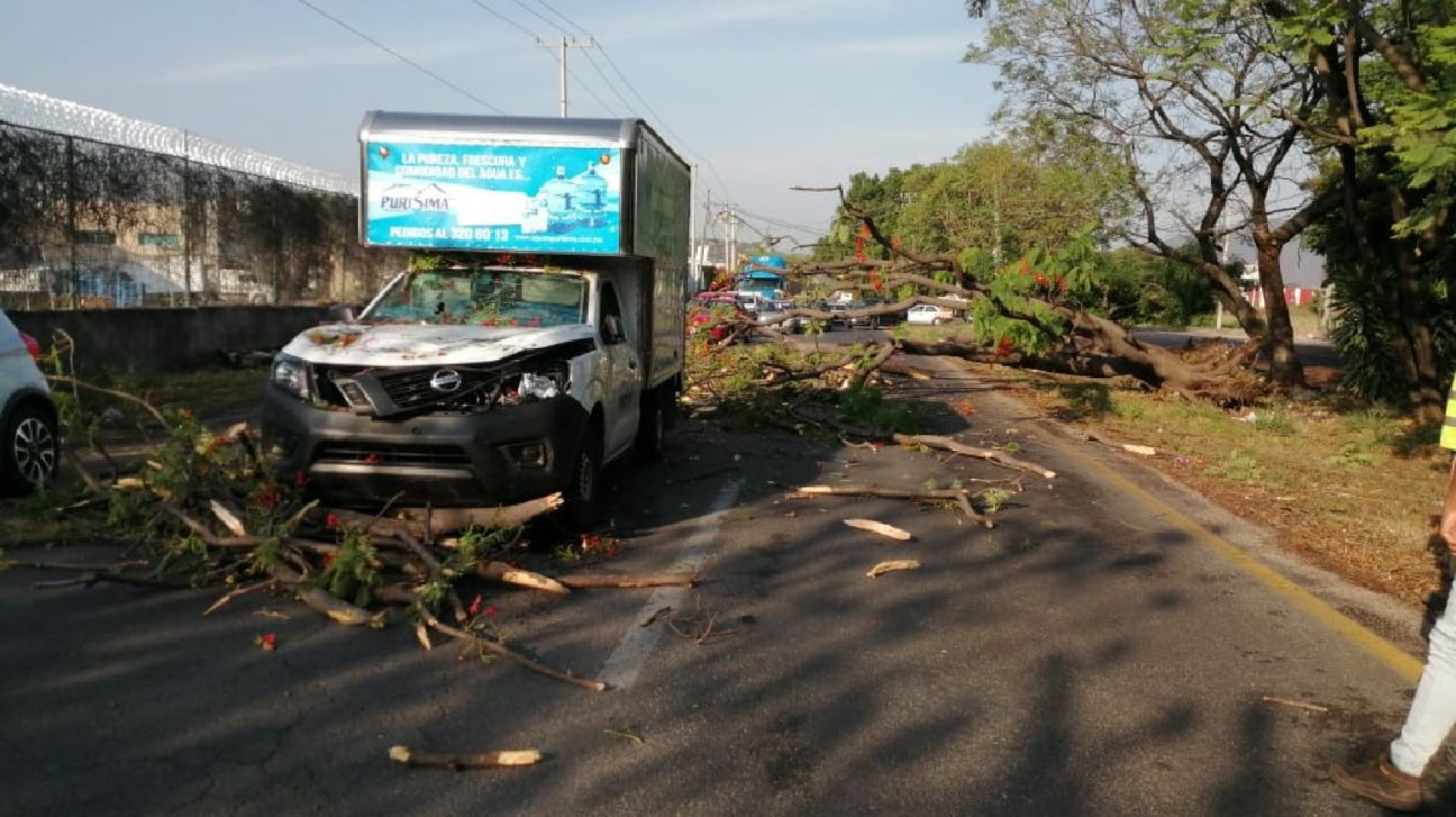 Lluvia del lunes provoca afectaciones en Yautepec