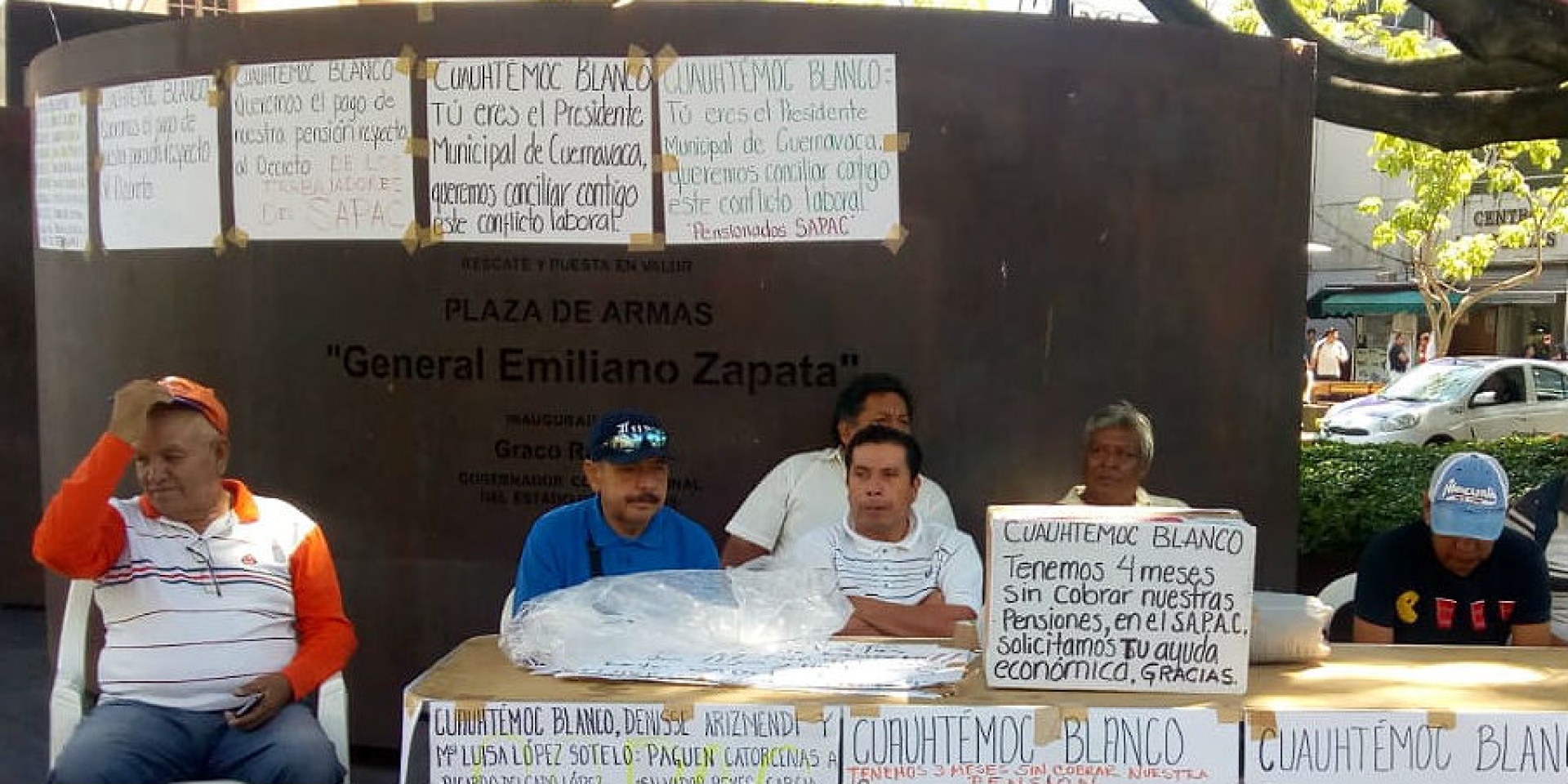 Cancelan jubilados del SAPAC huelga de hambre programada para este martes