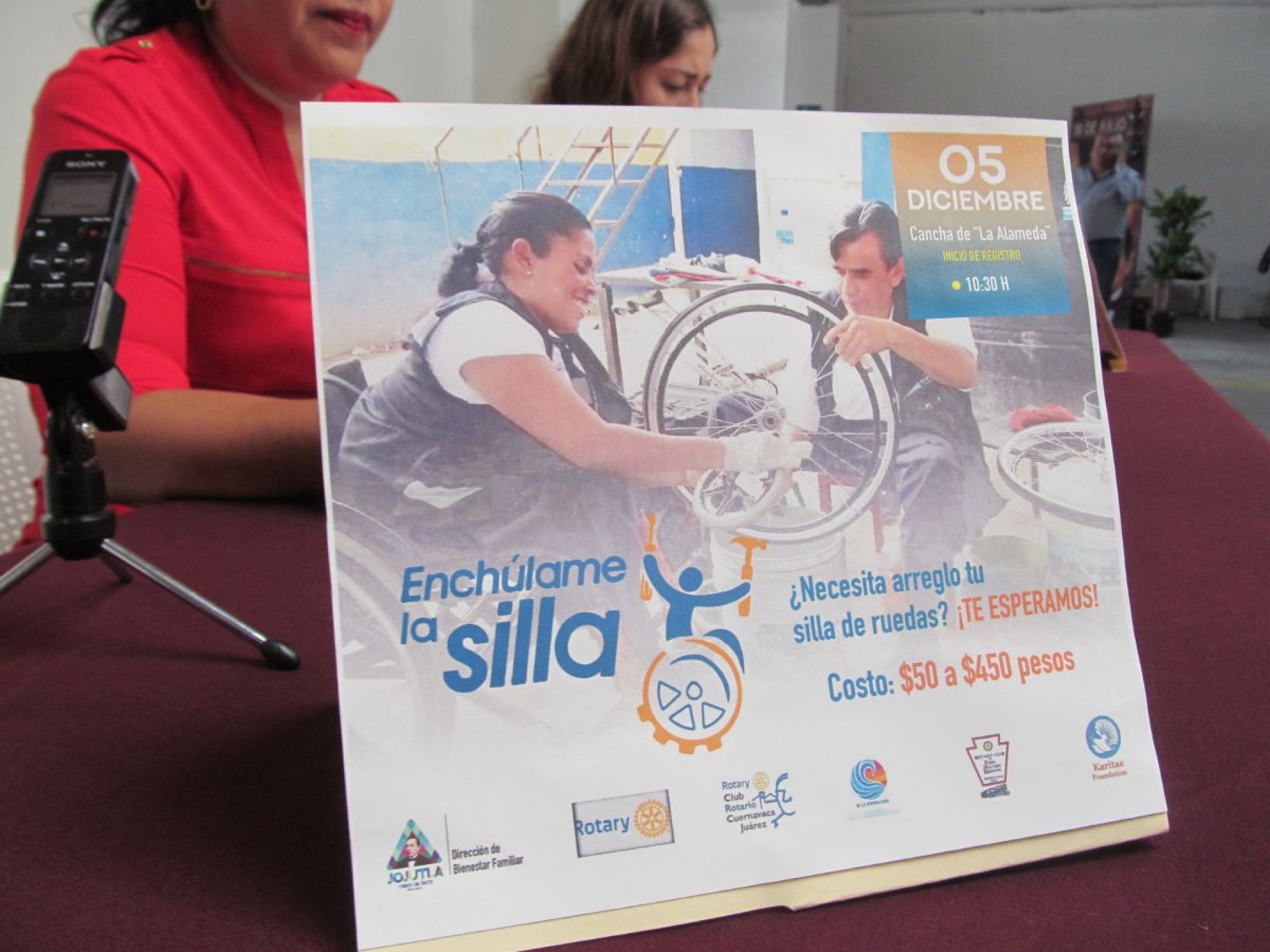 Realizarán campaña de reparación de sillas de ruedas en Jojutla