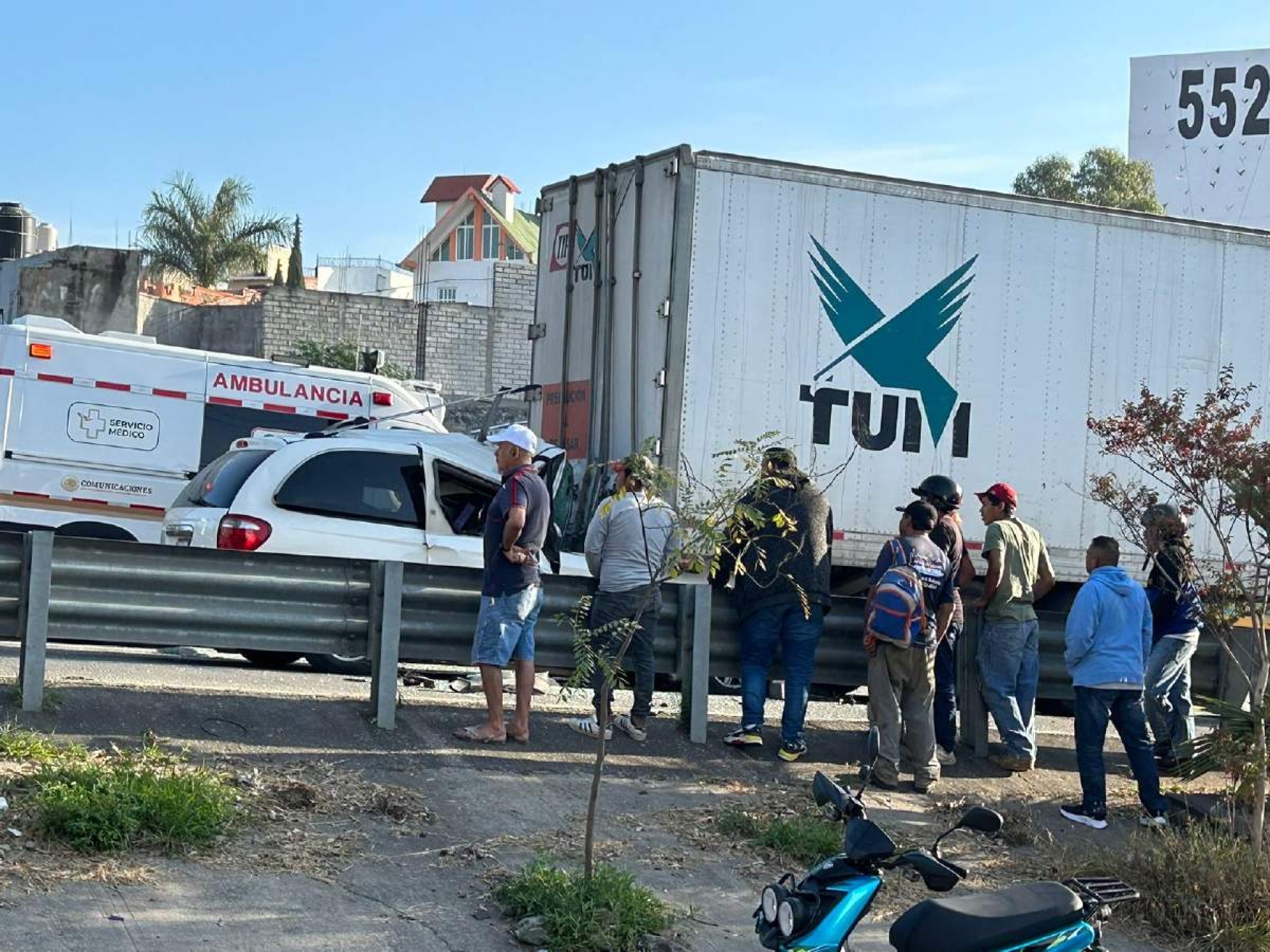 Fallece mujer durante choque en el Paso Exprés