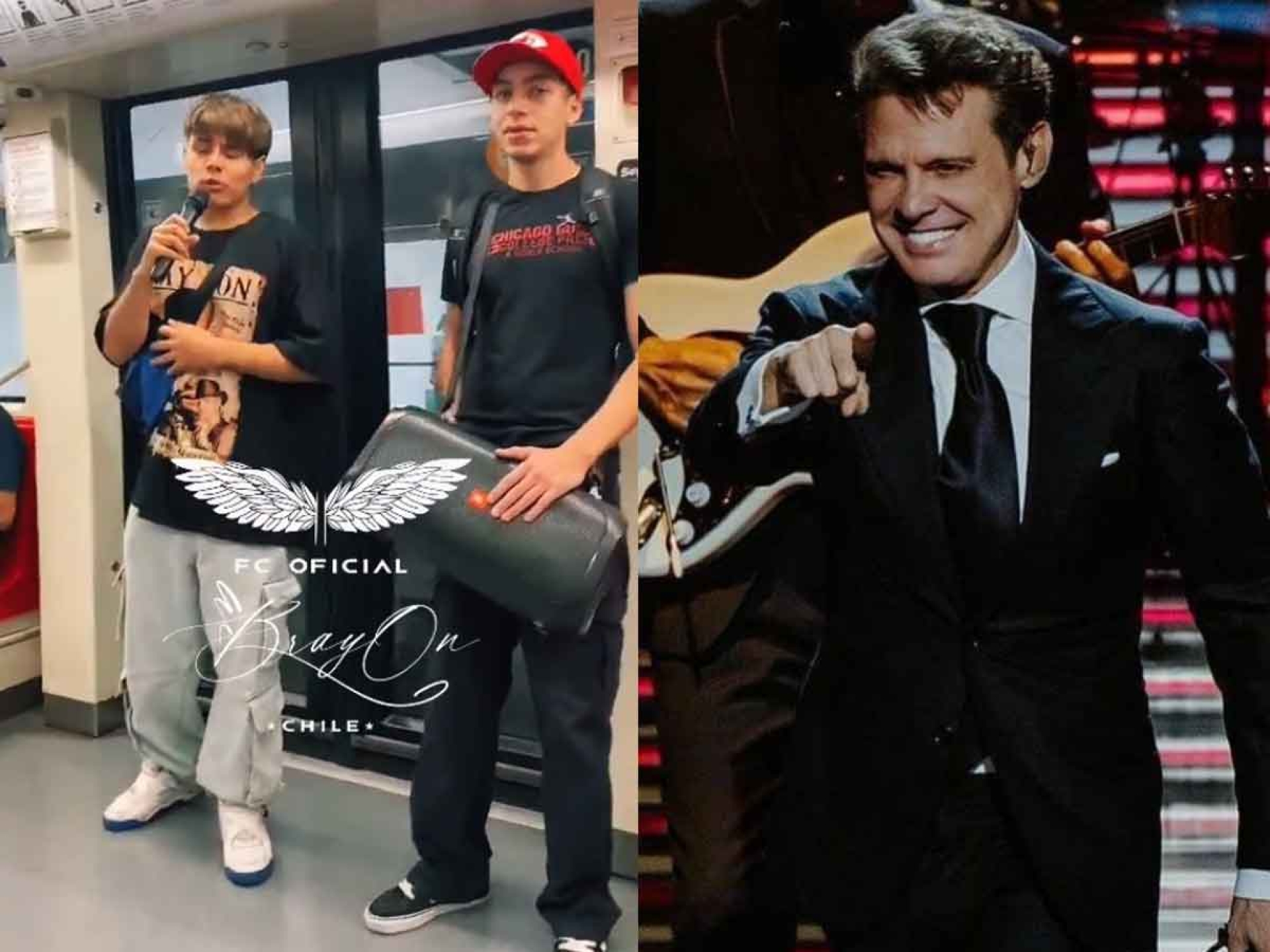 Joven chileno sorprende al cantar como Luis Miguel en el Metro