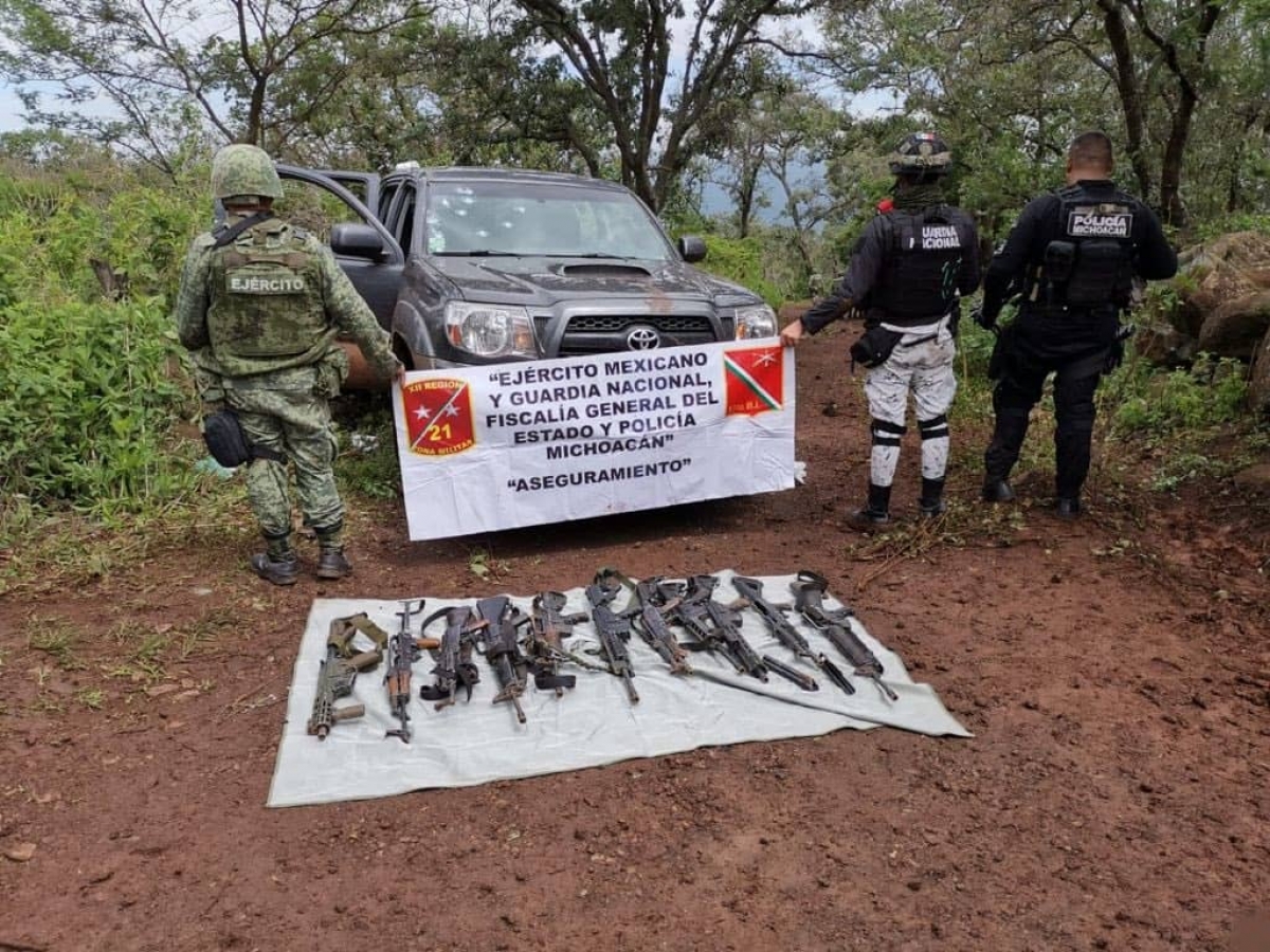 CJNG ataca a policías en Tangamandapio, Michoacán