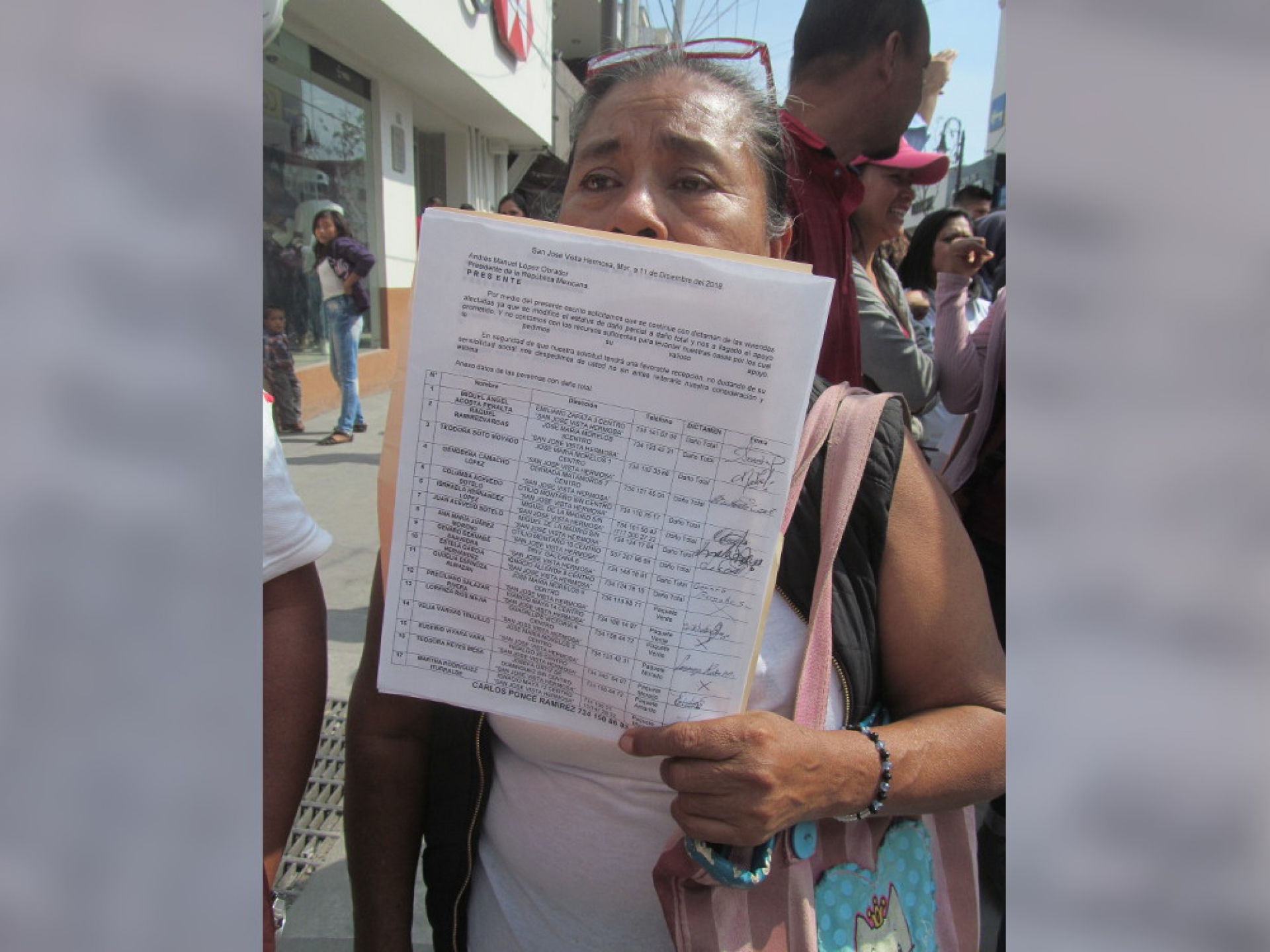 17 familias de San José Vista Hermosa demandan apoyo para reconstruir sus viviendas